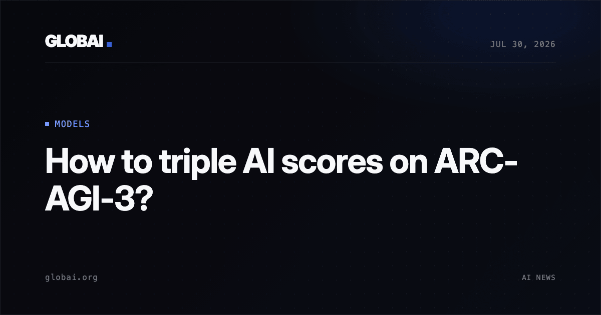 How to triple AI scores on ARC-AGI-3?