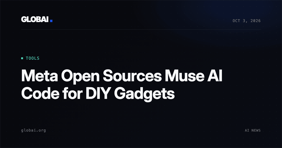 Meta Open Sources Muse AI Code for DIY Gadgets