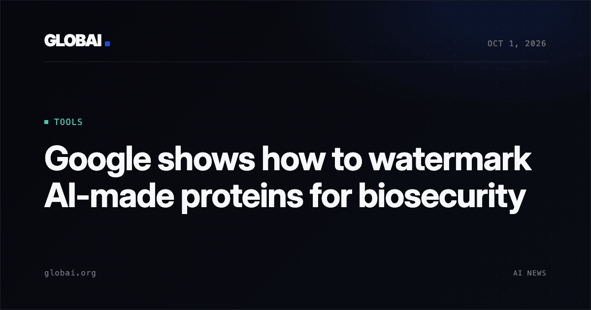 Google shows how to watermark AI-made proteins for biosecurity