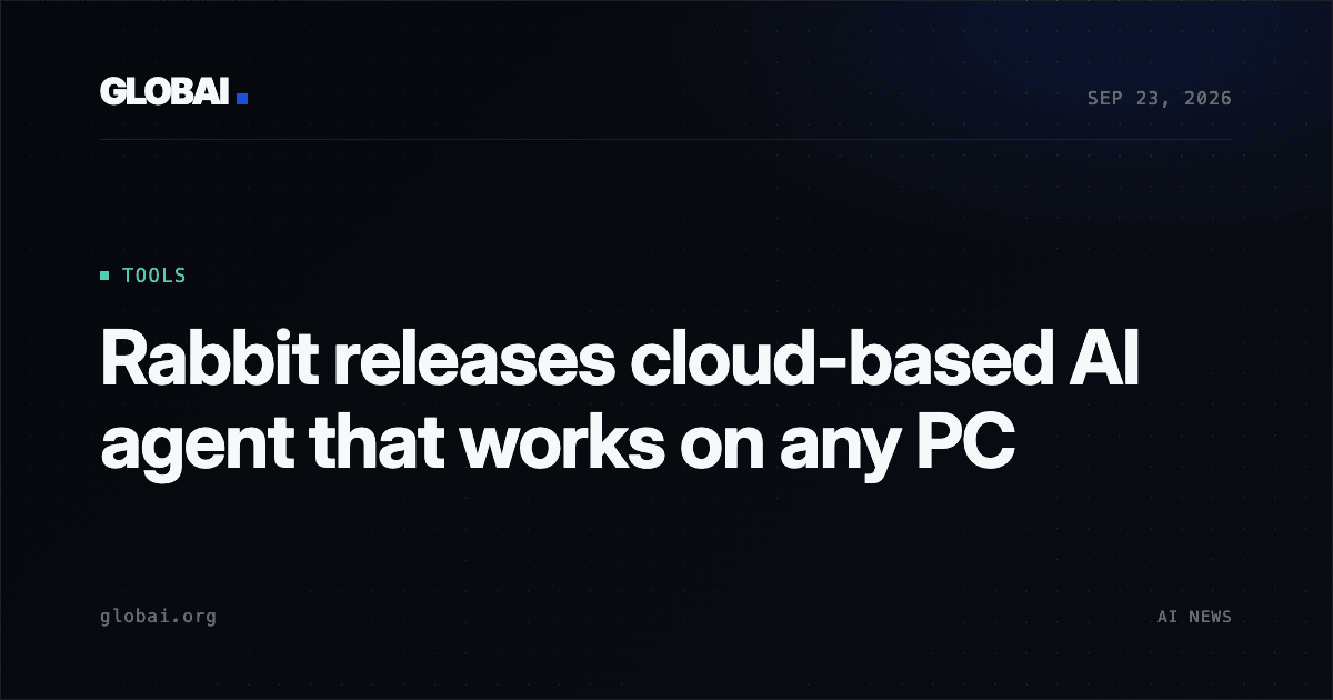 Rabbit releases cloud-based AI agent that works on any PC