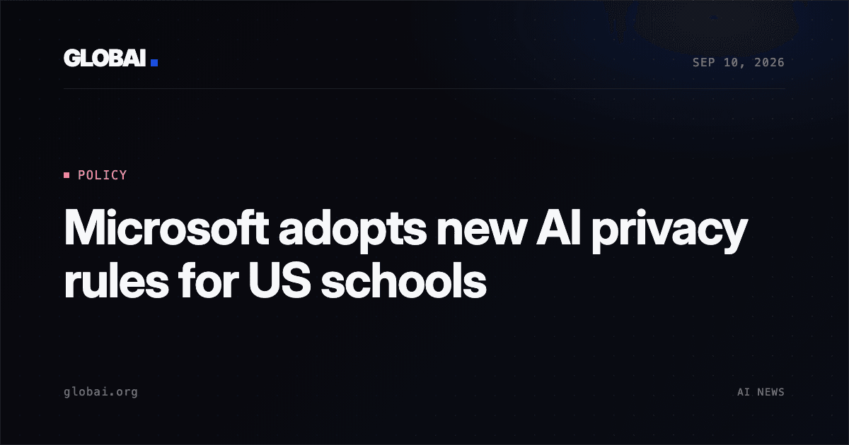 Microsoft adopts new AI privacy rules for US schools
