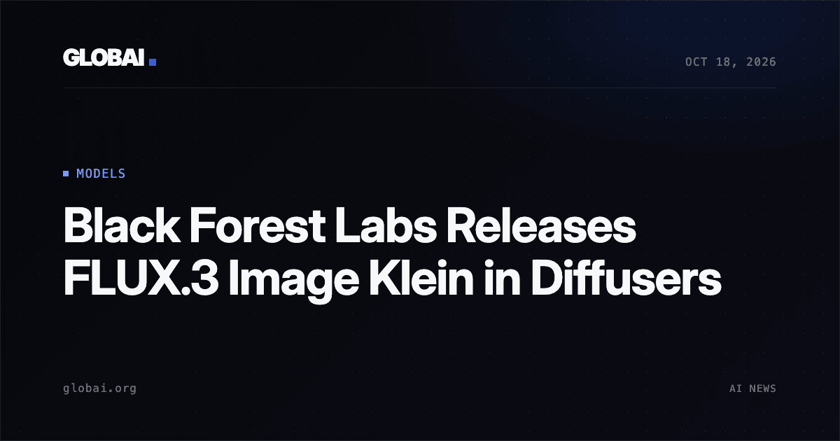 Black Forest Labs Releases FLUX.3 Image Klein in Diffusers