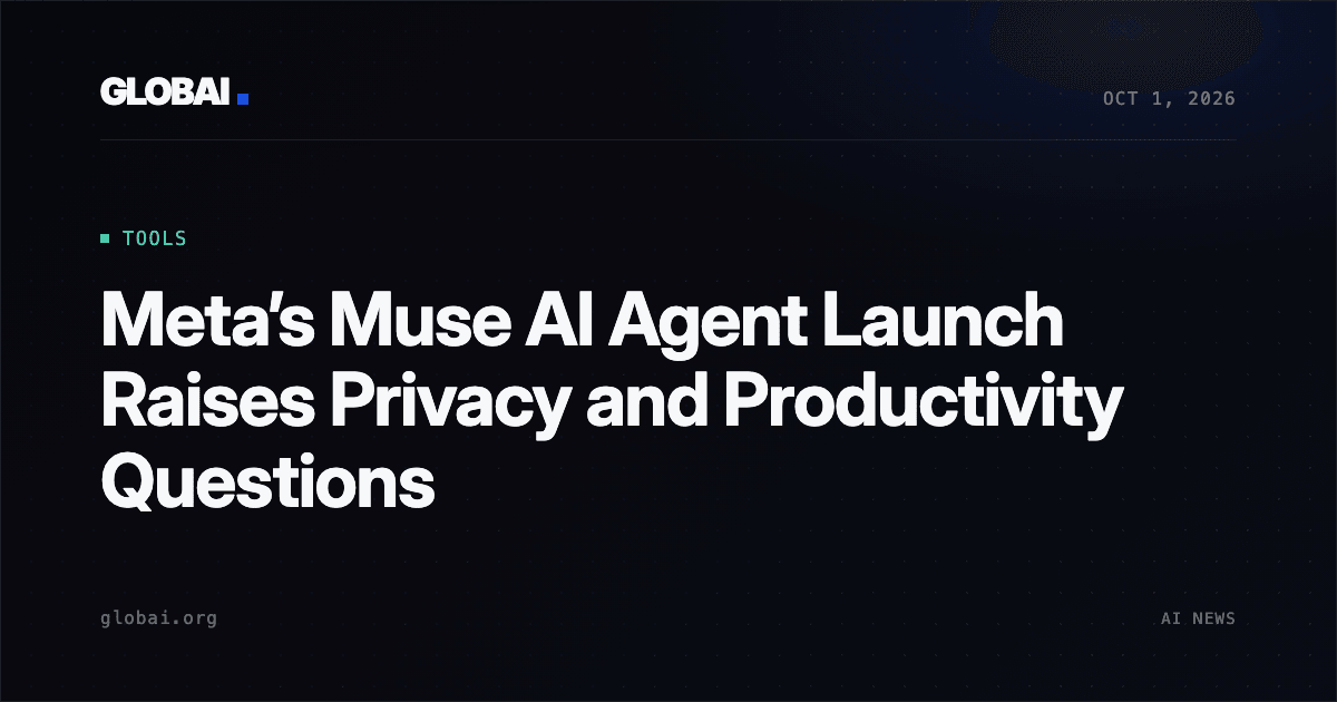 Meta’s Muse AI Agent Launch Raises Privacy and Productivity Questions