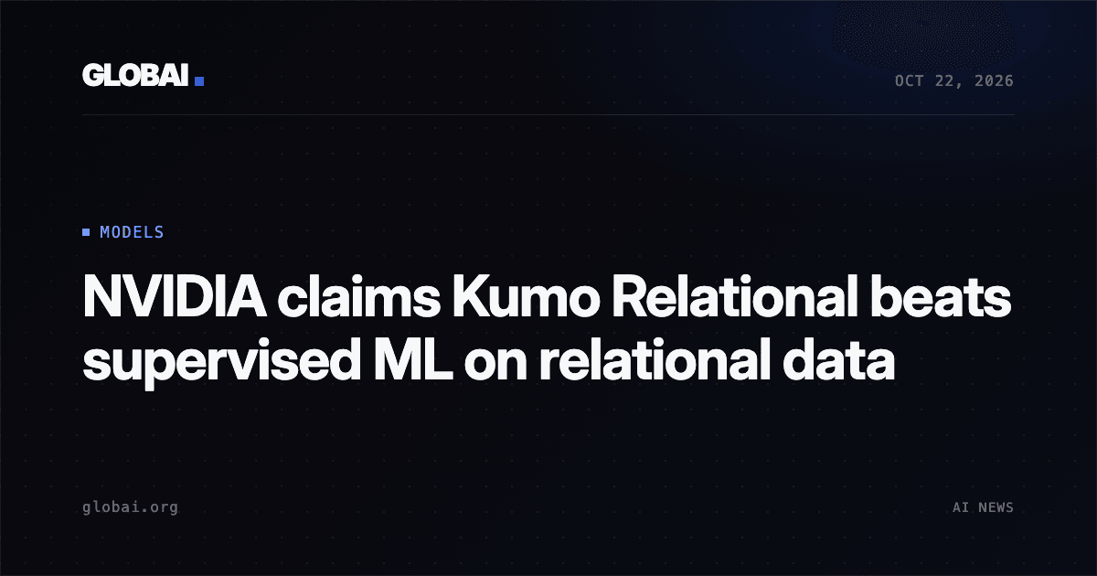 NVIDIA claims Kumo Relational beats supervised ML on relational data