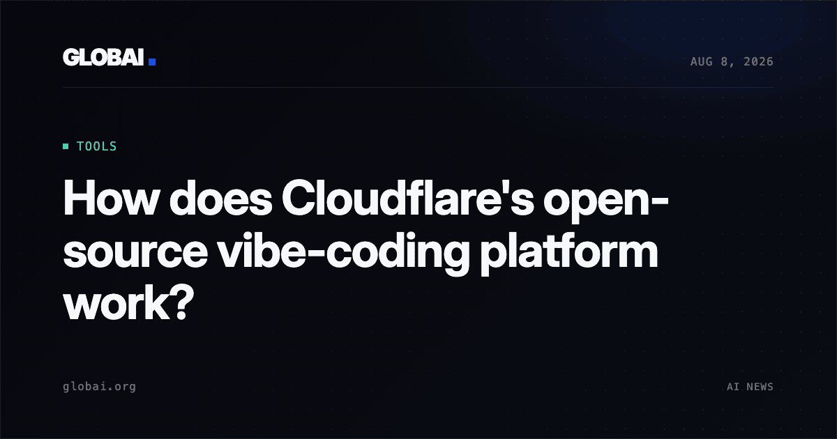How does Cloudflare's open-source vibe-coding platform work?