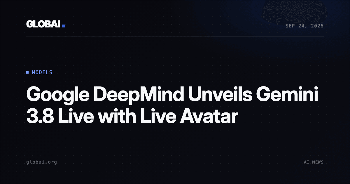 Google DeepMind Unveils Gemini 3.8 Live with Live Avatar